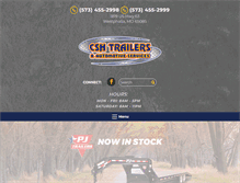 Tablet Screenshot of cshtrailers.com